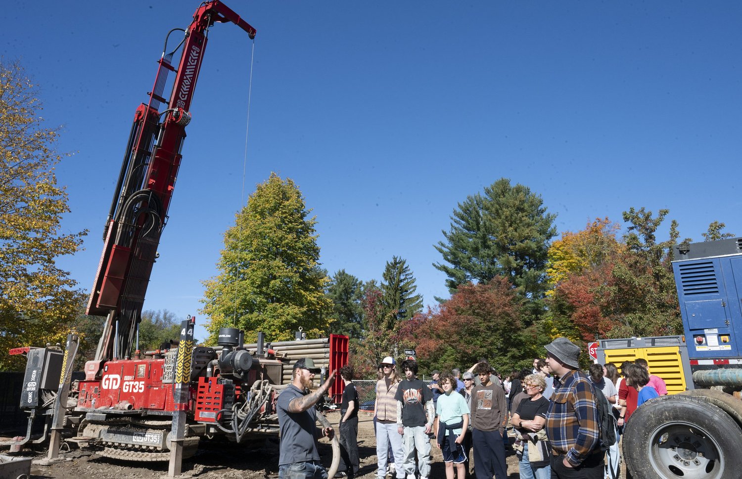 Northampton breaks ground on $11.6M geothermal system to cut high school’s emissions in half