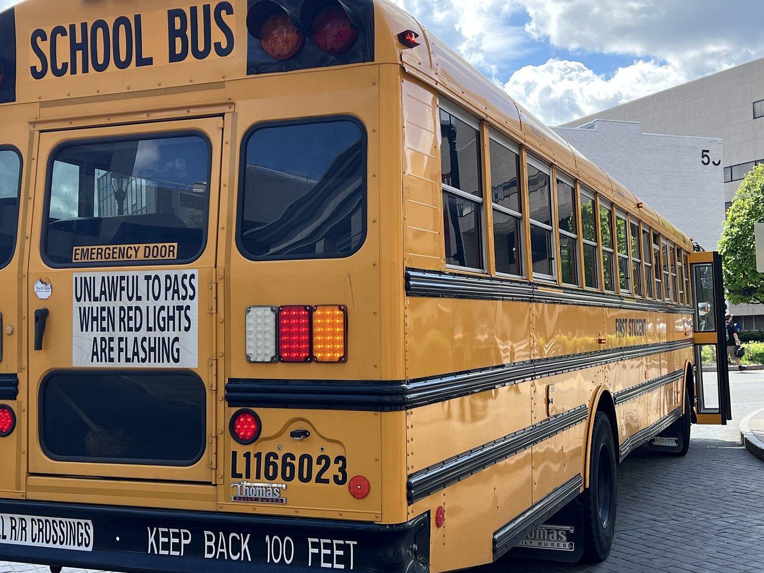Driver charged with striking child boarding school bus, breaking his arm: Police