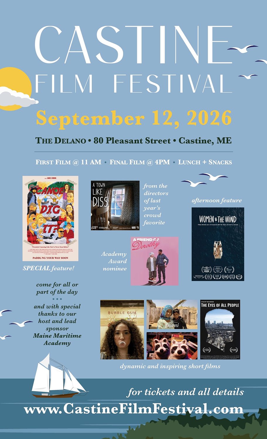 Castine Film Festival announces tickets, winners, Audience Award