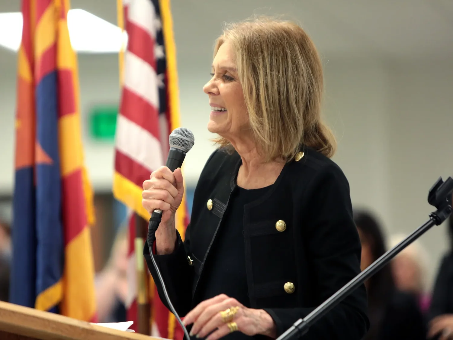 Good Morning, News: When Is the Big Gloria Steinem Meetup Vigil? Guys? Plus, a New Name Proposal for Cesar Chavez Boulevard. By Suzette Smith.