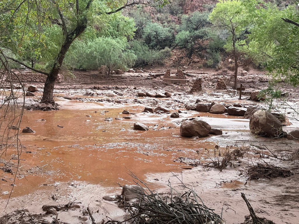 Dozens evacuated from Grand Canyon after flash flood hits creek leading to the Colorado River