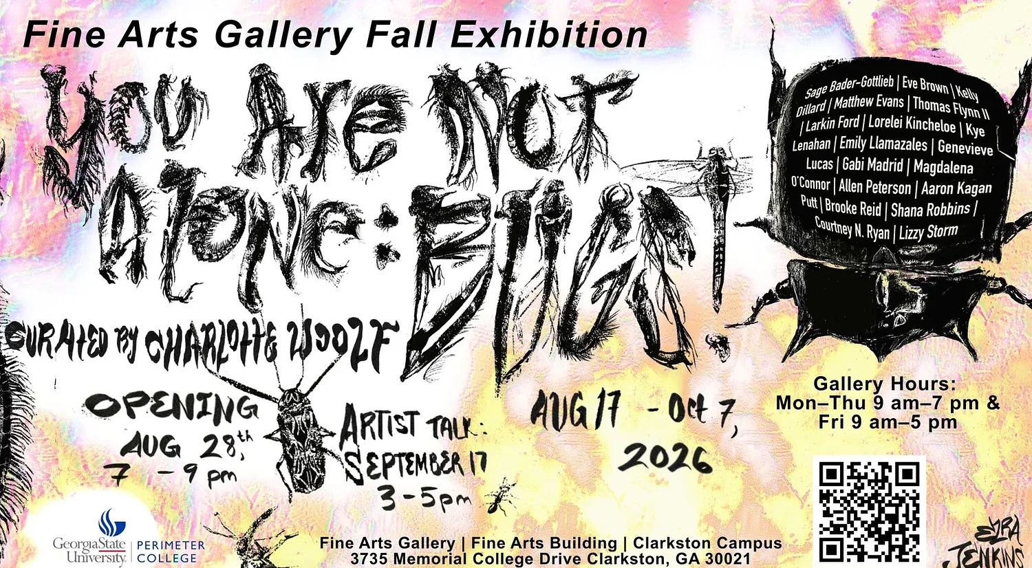 New "BUGS!" art exhibition opens at GSU Perimeter College