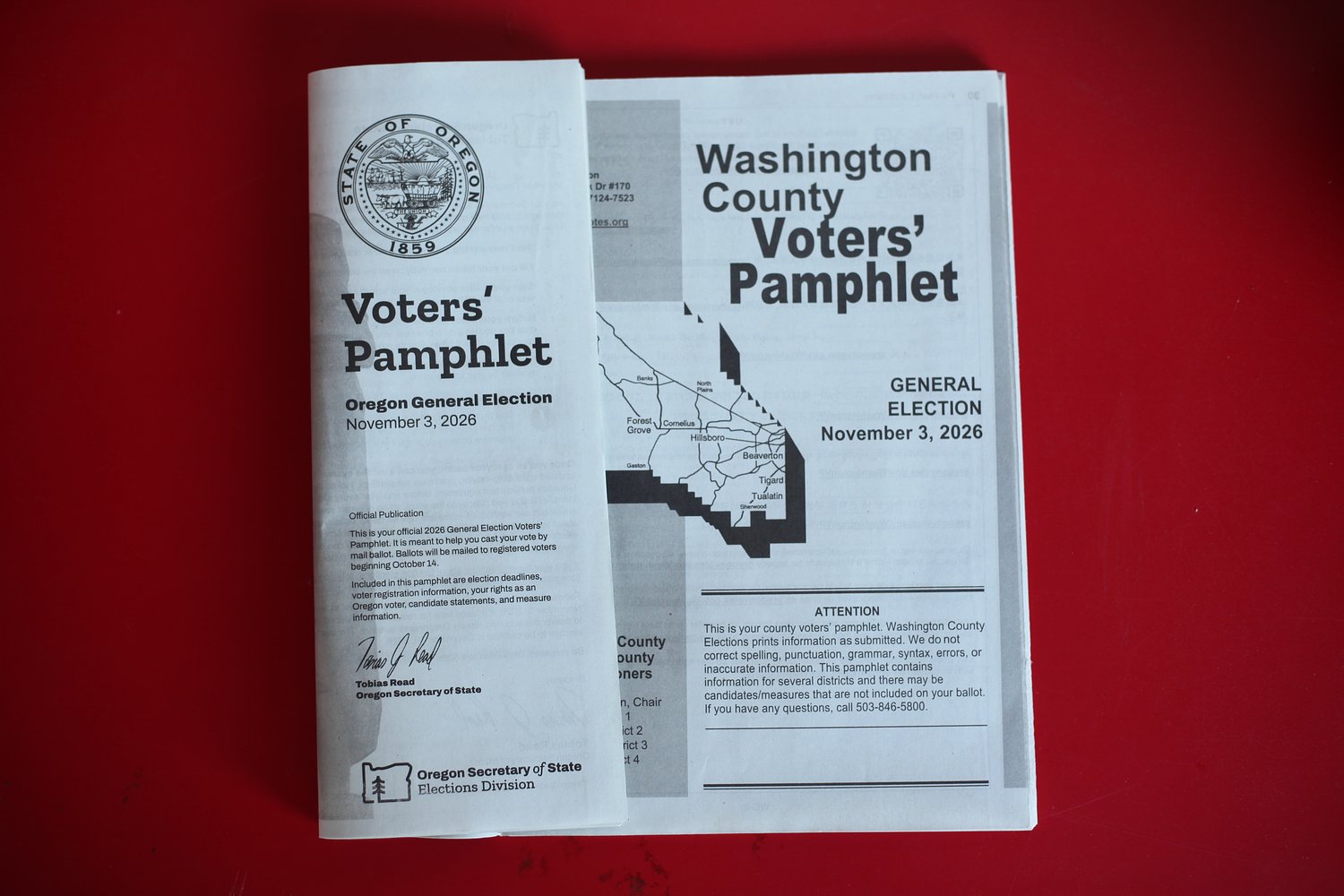 Washington County Voters’ Pamphlet has a misprint, officials say