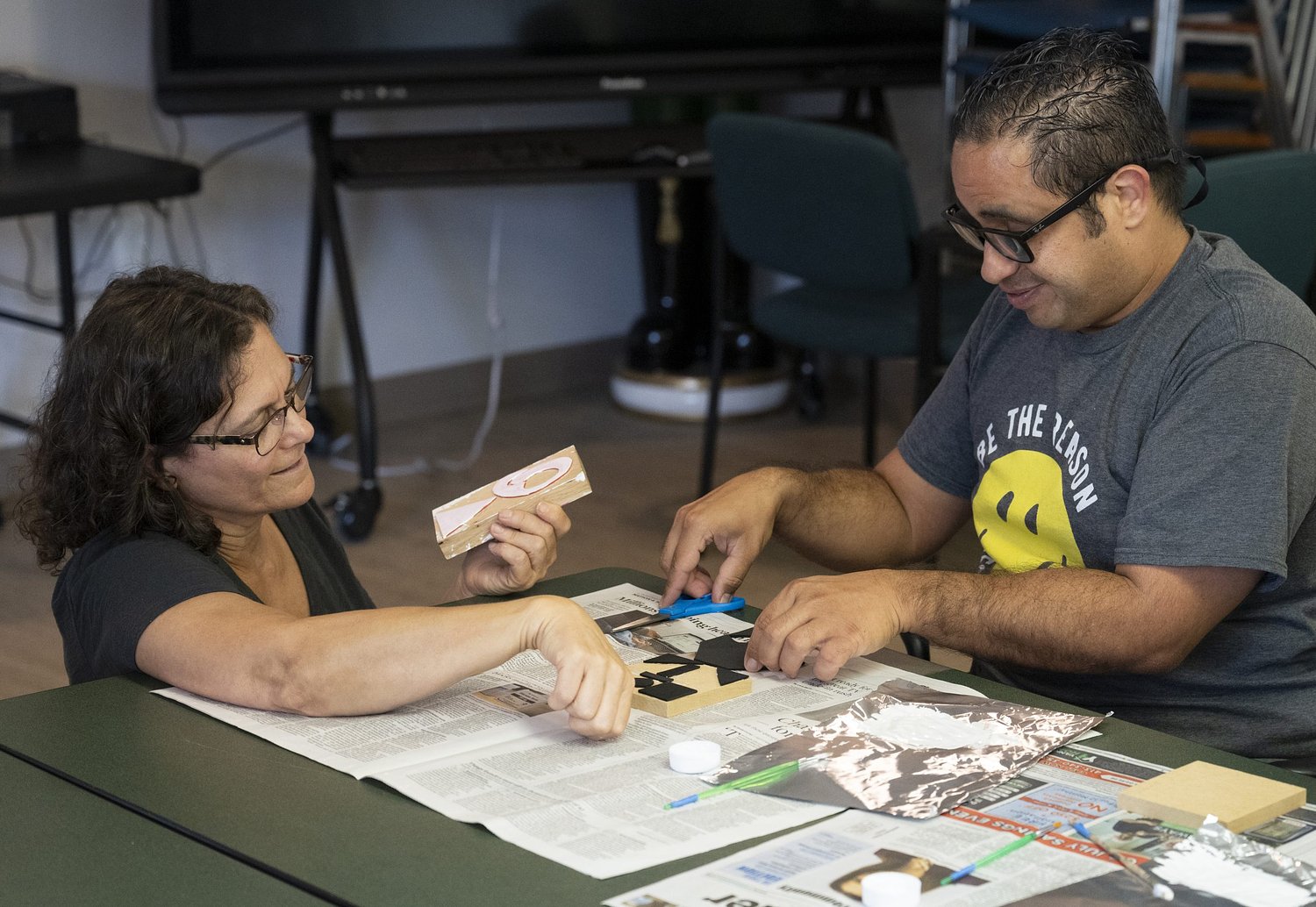 Beyond ‘the exception’: Northampton art class teaches participants how to make agamographs, gives space to people with IDD and their caregivers