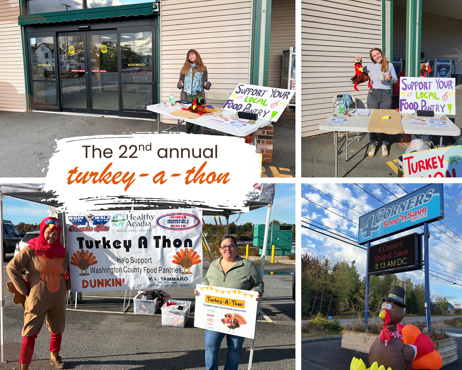 Washington County residents raise nearly $34,000 in 22nd Annual Turkey-A-Thon to support local food pantries