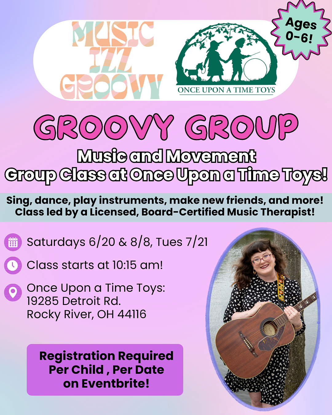 Music brings to life art and play   Once Upon a Time toy store.