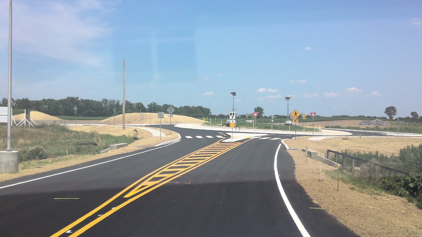 Roundabout opens at busy Silver Spring Township intersection