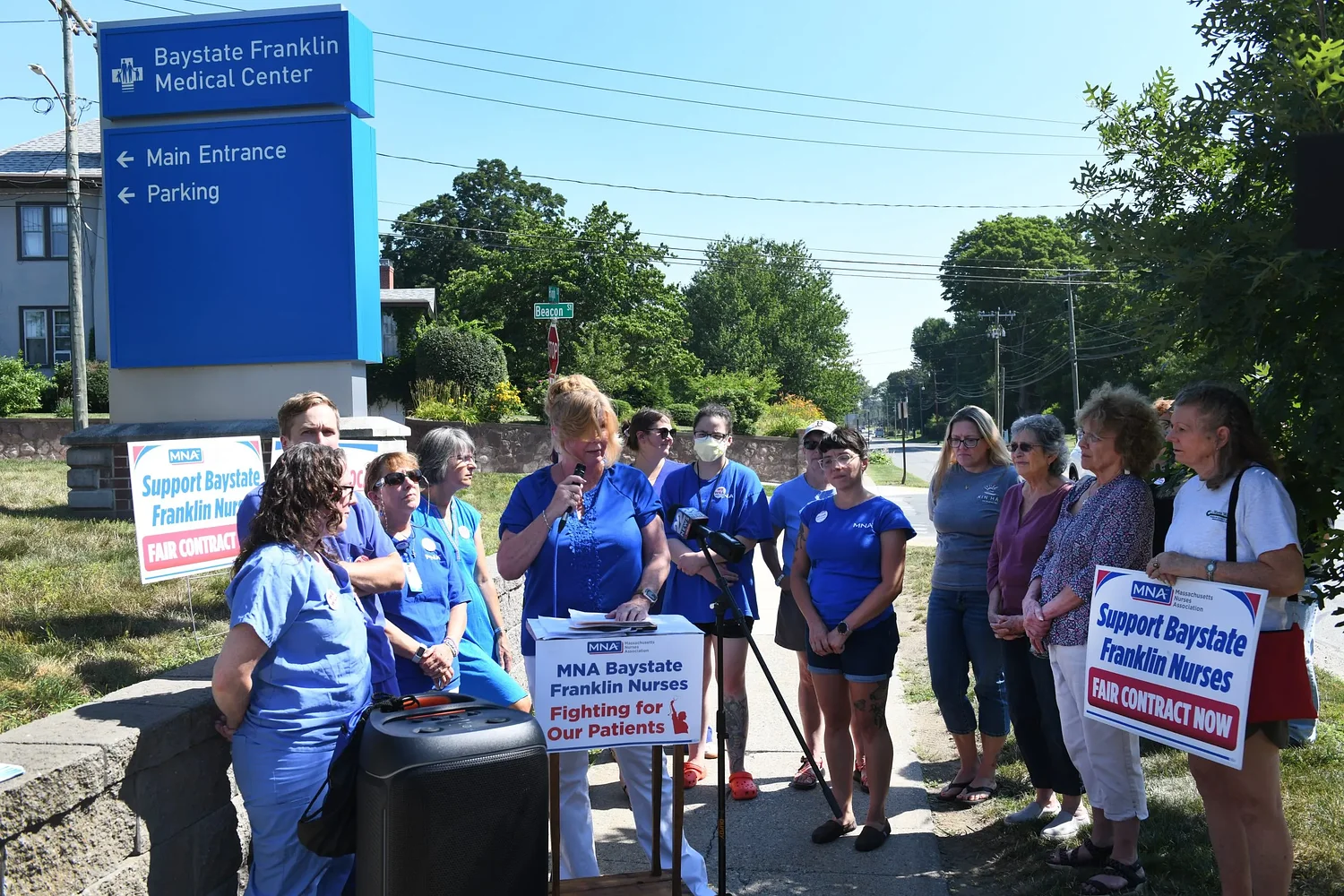 Baystate Franklin nurses call for DPH investigation into patient transport cuts
