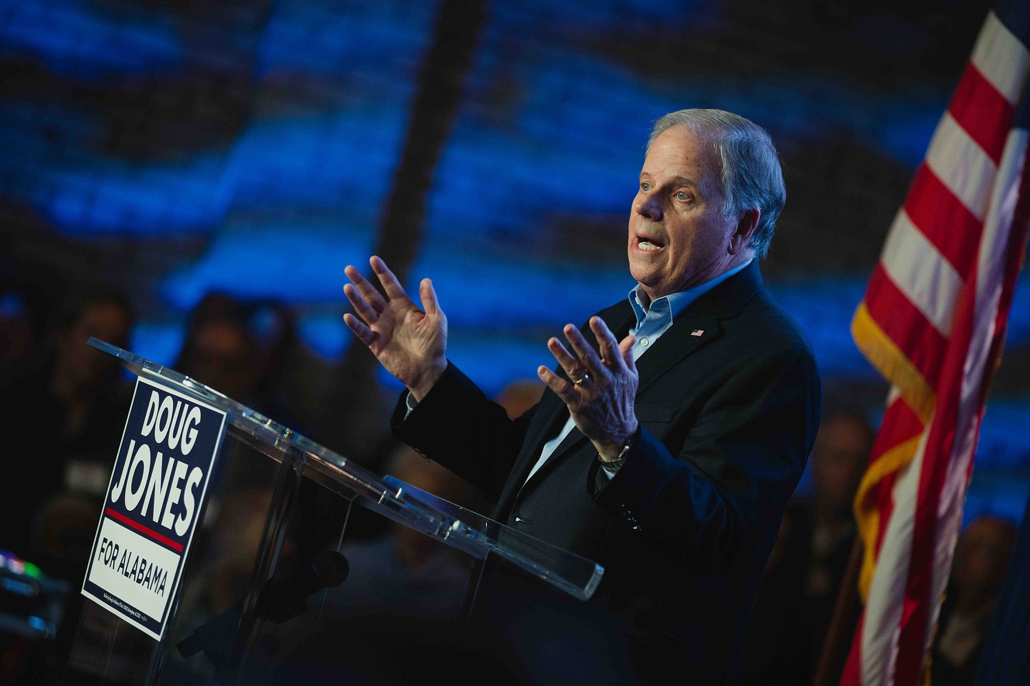 Jones: Tuberville should get out of ‘pajamas’ and talk policy, not ‘boogeyman’ of socialism