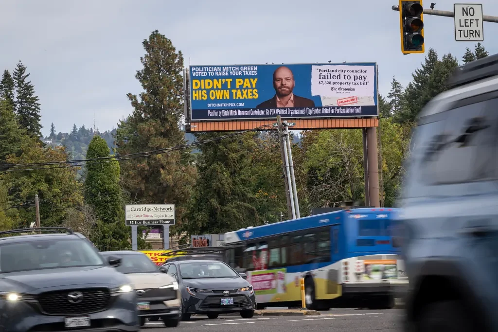 “DitchMitch” Billboard Campaign Violates Local and State Elections Laws, Complaint Says.