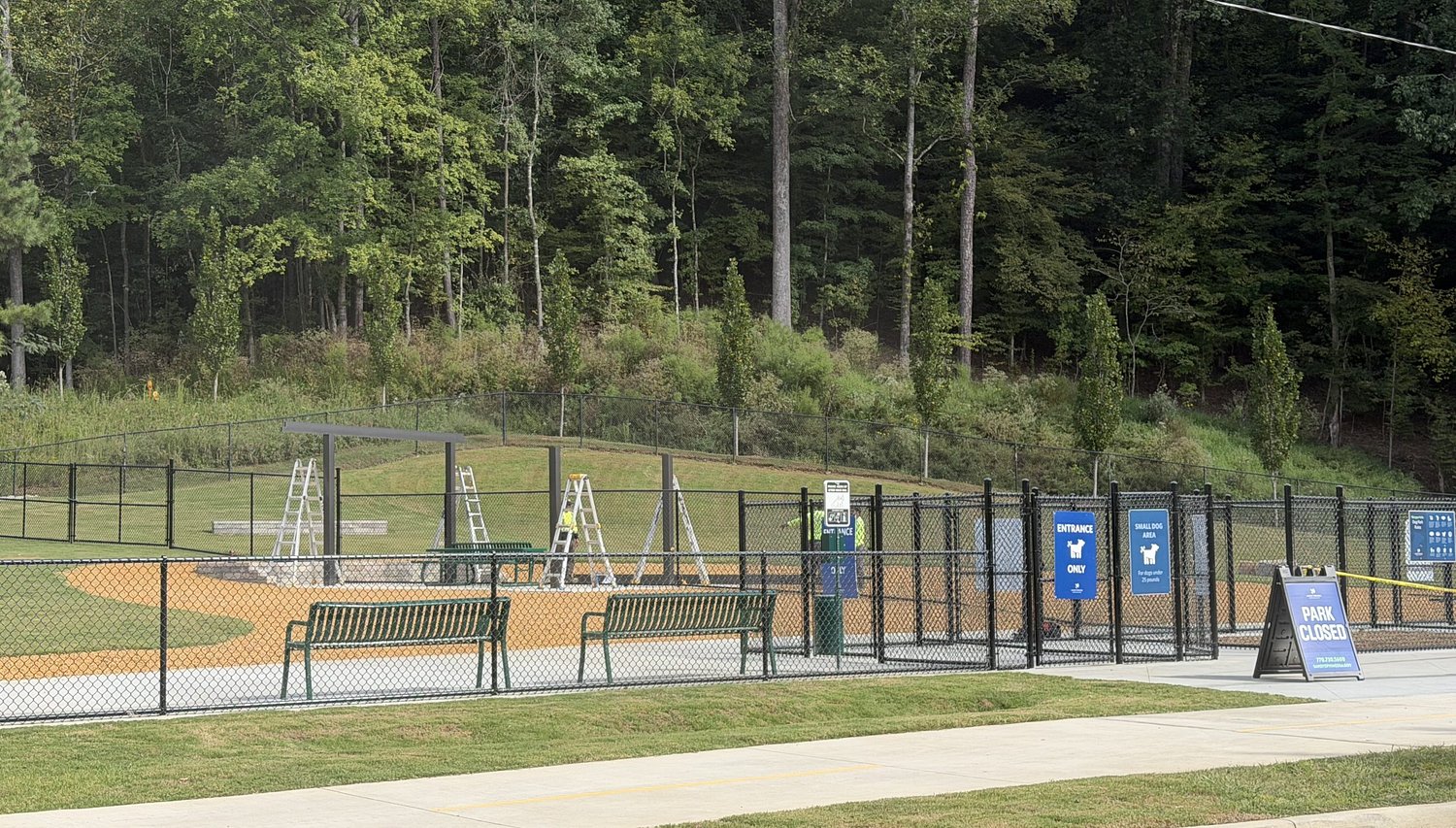 Morgan Falls Dog Park to reopen with new shade canopies this October