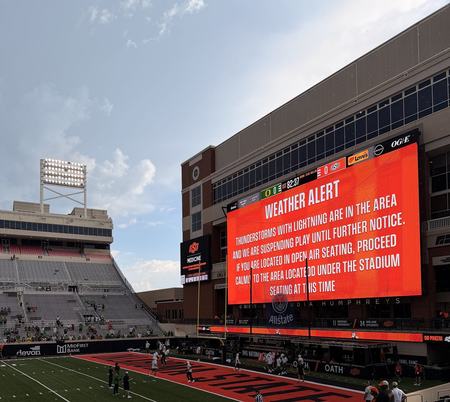 Oregon vs. Oklahoma State live updates: Kickoff delayed until 12:15 p.m. in Stillwater