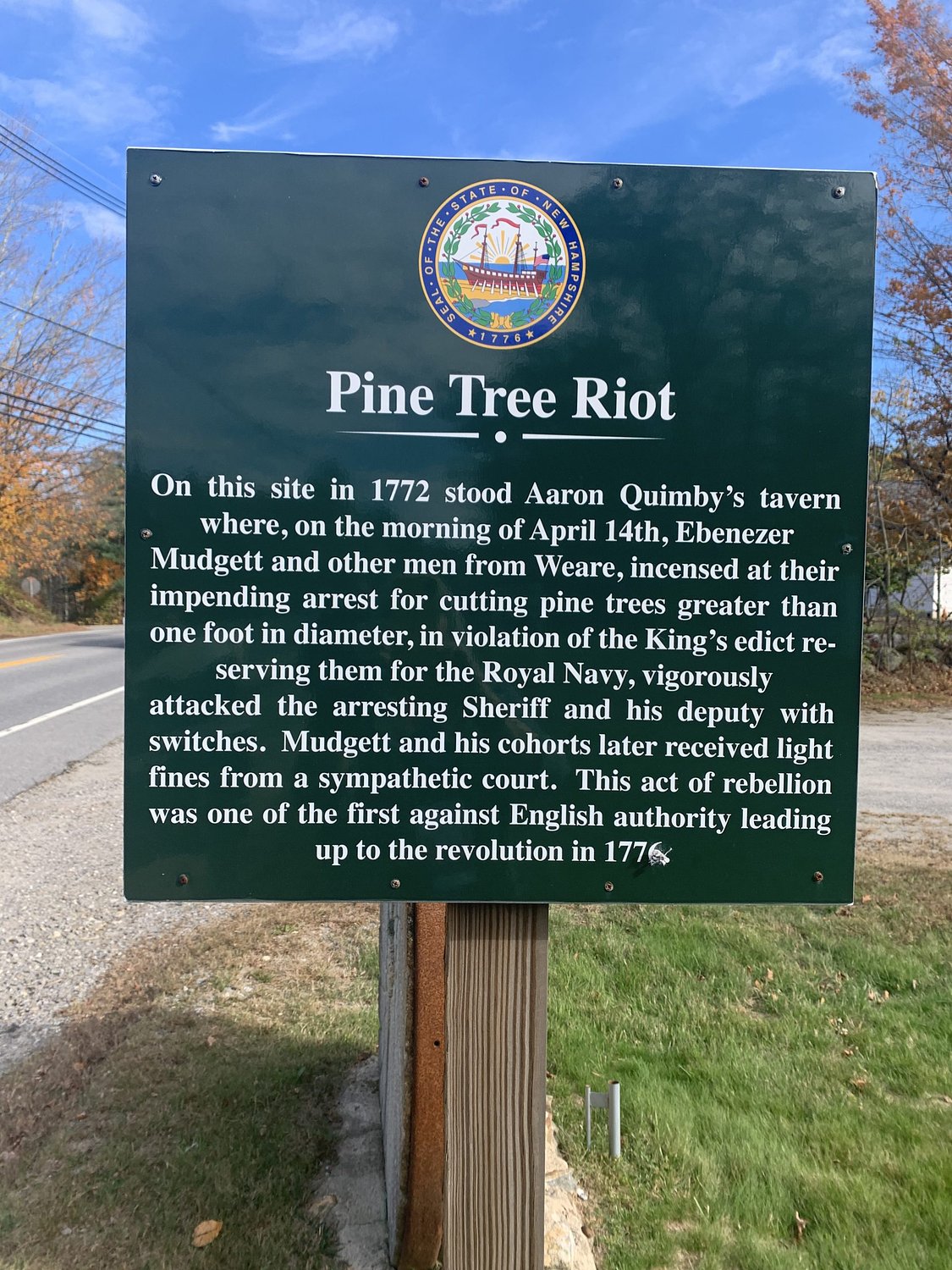 Pine Tree Riot chapter of DAR rebuilding and looking for members