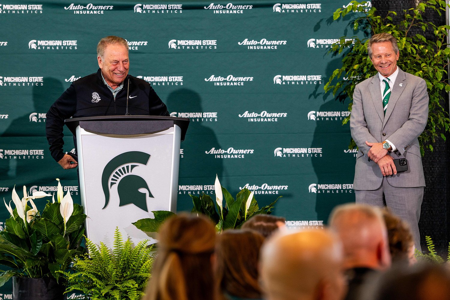 Tom Izzo calls for unity as Kevin Guskiewicz stays on as Michigan State president