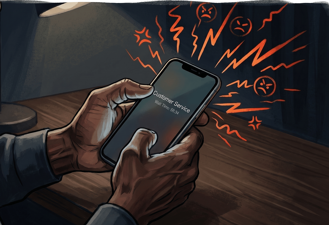 If you want to talk to a real person, press 8 - not how it is, but how it should be