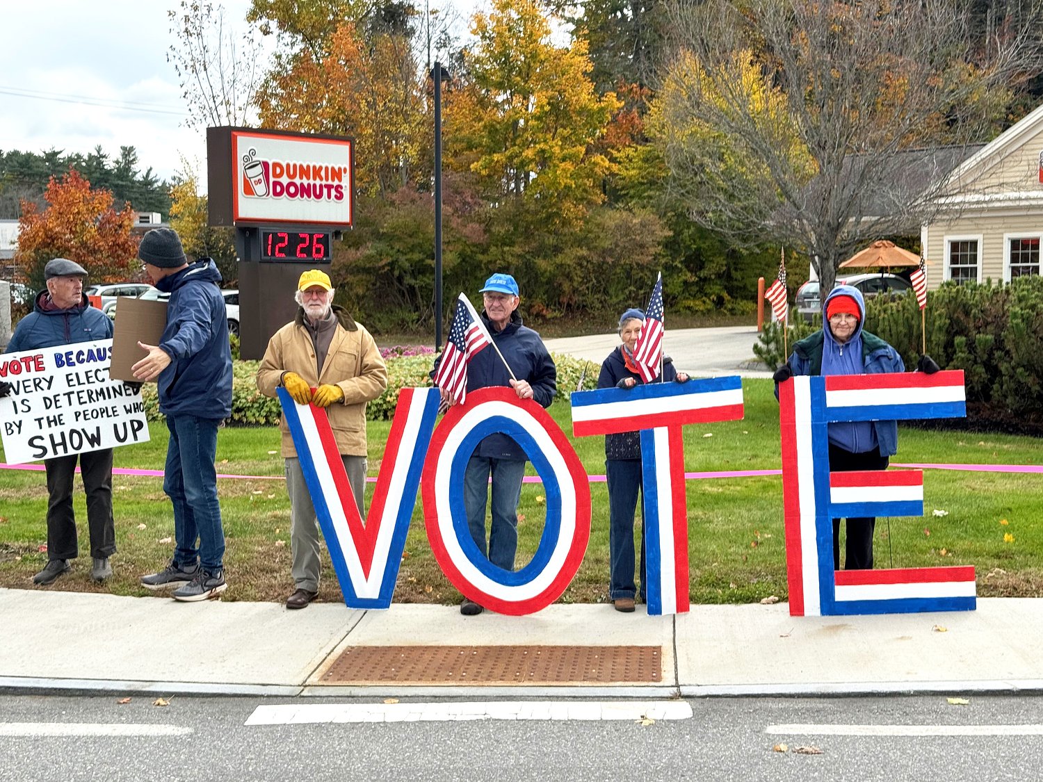 More than 280 join 'No Kings, Vote Early' rally in Peterborough