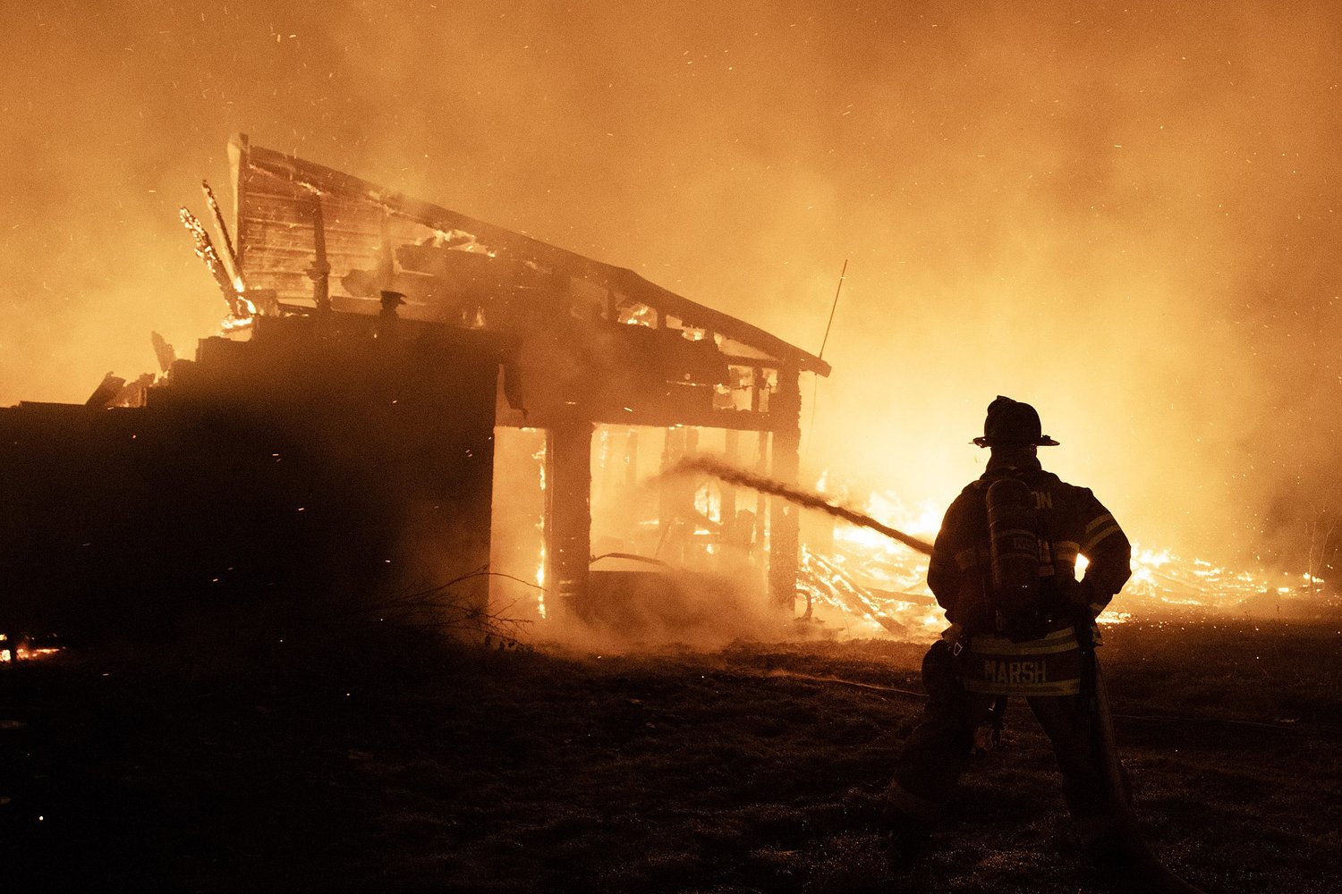 'To think of losing everything': Historic barn destroyed in Loudon fire