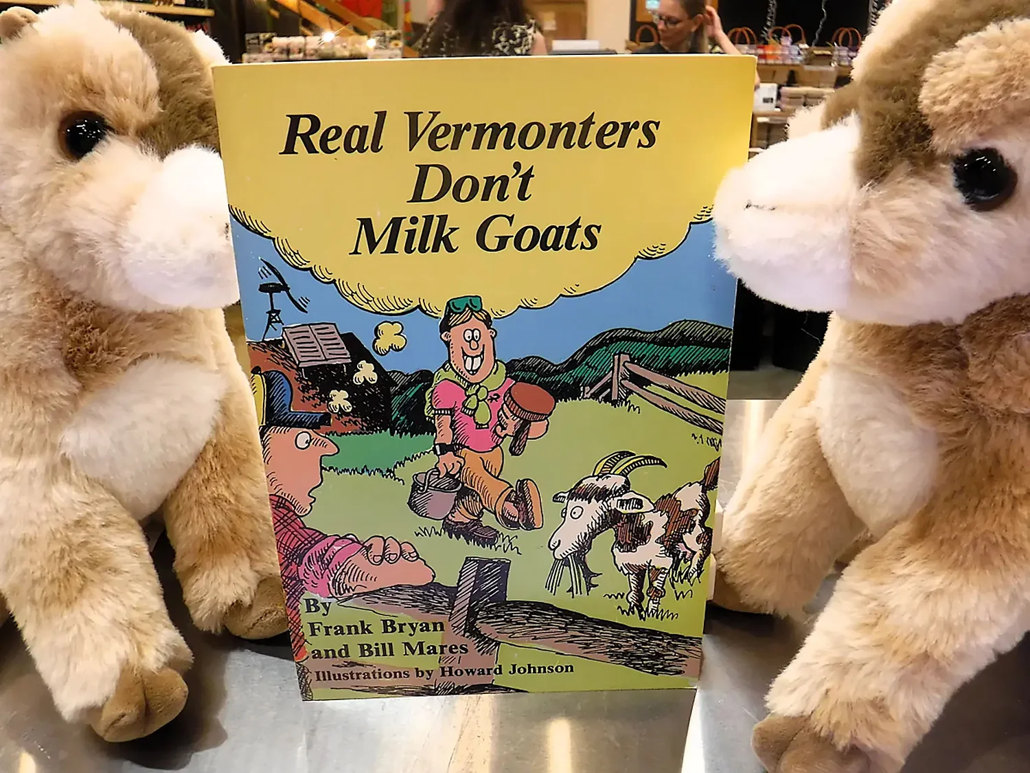 'Real Vermonters Don't Milk Goats.' All-time bestselling humor title, set for fall comeback.