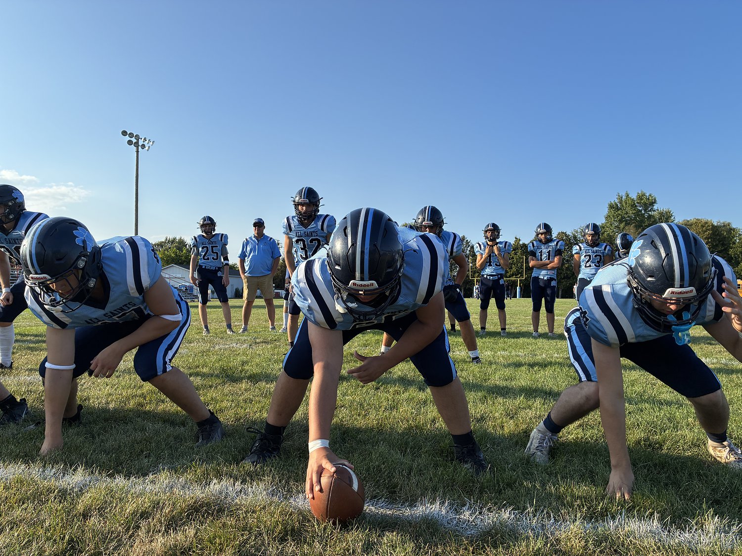 Despite graduating star QB, All Saints makes touchdown passes look easy