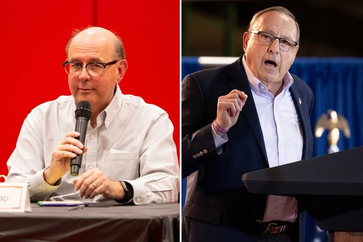 Live updates: Paul LePage enters 1st of 2 debates with Matt Dunlap