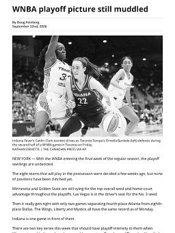 WNBA playoff picture still muddled