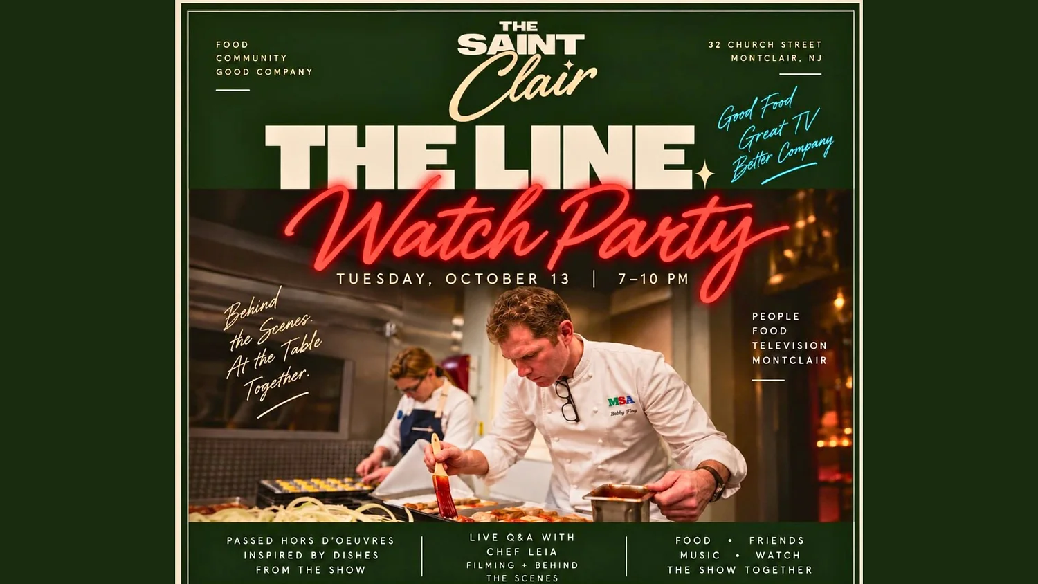 Montclair Food Happenings: Free Gelato, a Chef Watch Party, Wine and More