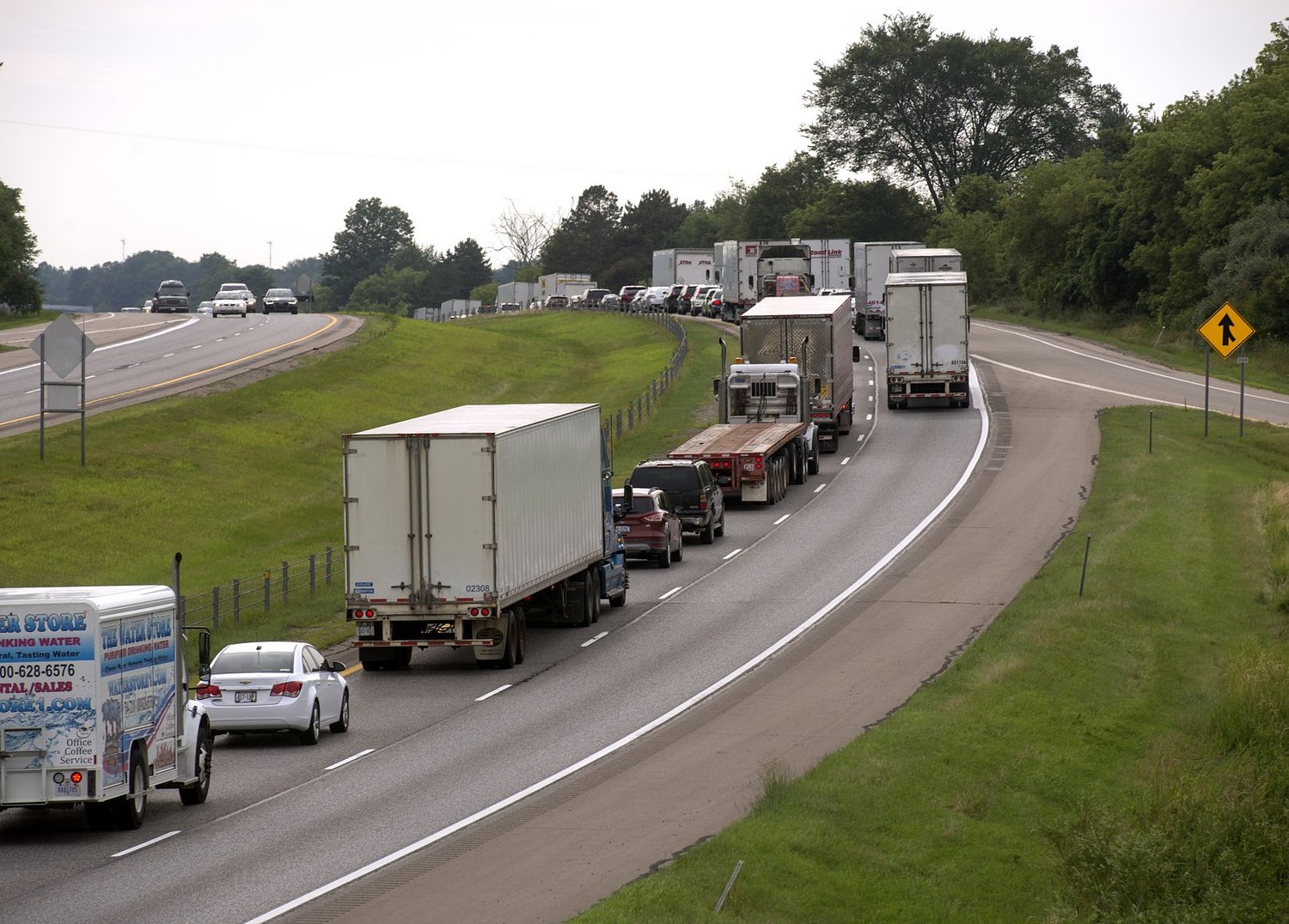 Westbound I-94 west of U.S. 23 closed due to crash