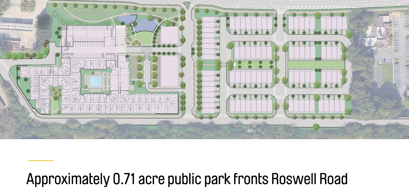 Potential North River Shopping Center overhaul includes a Sandy Springs park