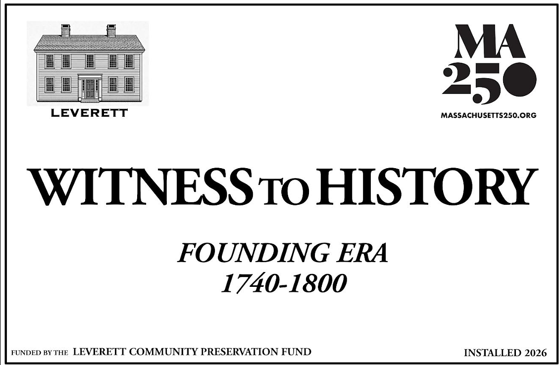 Leverett launches Witness to History signs to mark town's 250-year legacy