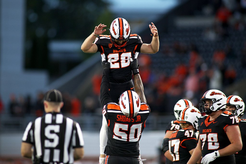 How Oregon State’s special teams responded to challenge from JaMarcus Shephard