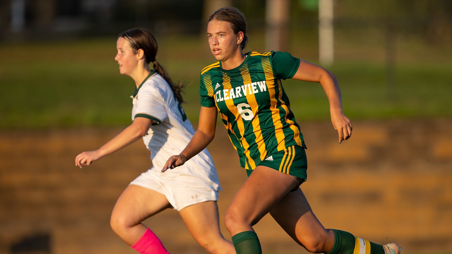 Senior striker scores career-high four goals in lopsided girls soccer win