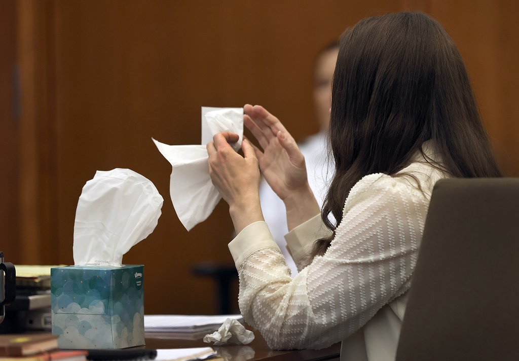 Lindsay Clancy sobs during murder trial as jurors view autopsy photos of her youngest child