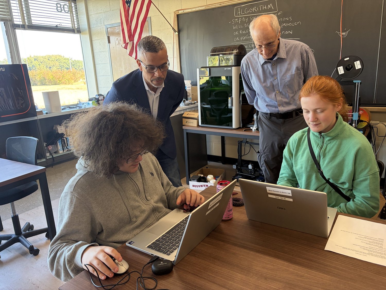 3-D-printed creations and new computers: IT program grows at Granby Junior Senior High School