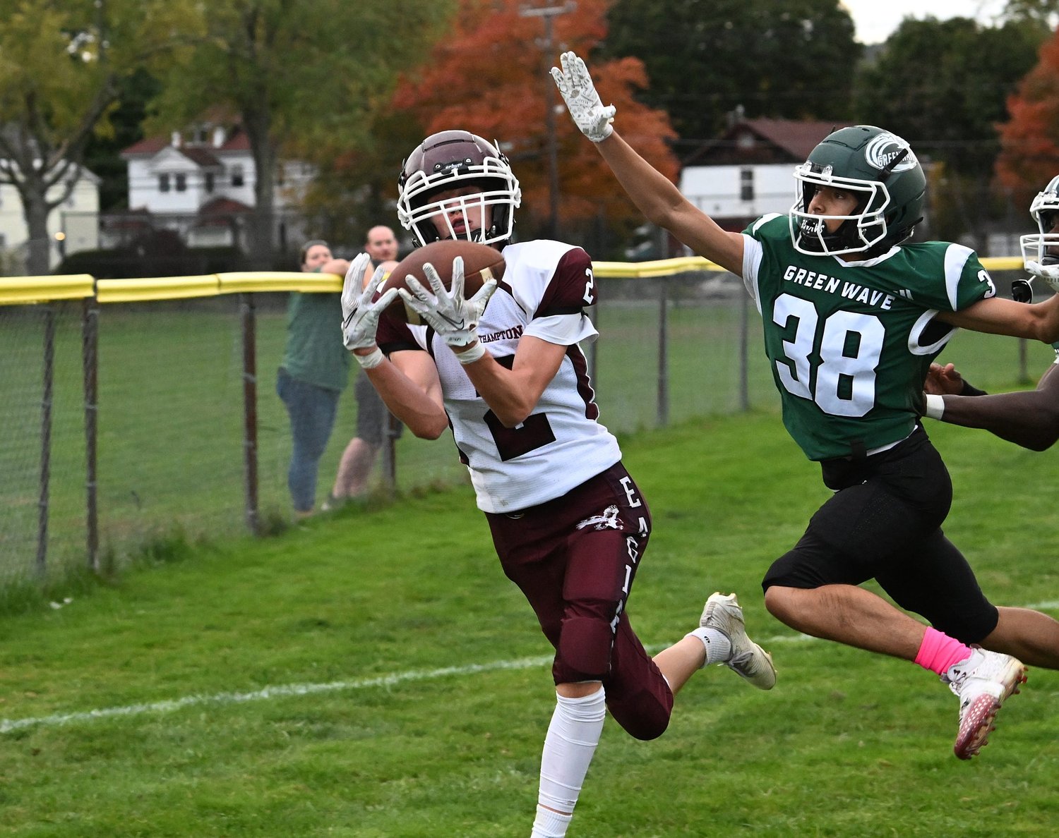 H.S. football: Luis Selgado scores four touchdowns, Easthampton smothers Greenfield, 30-12