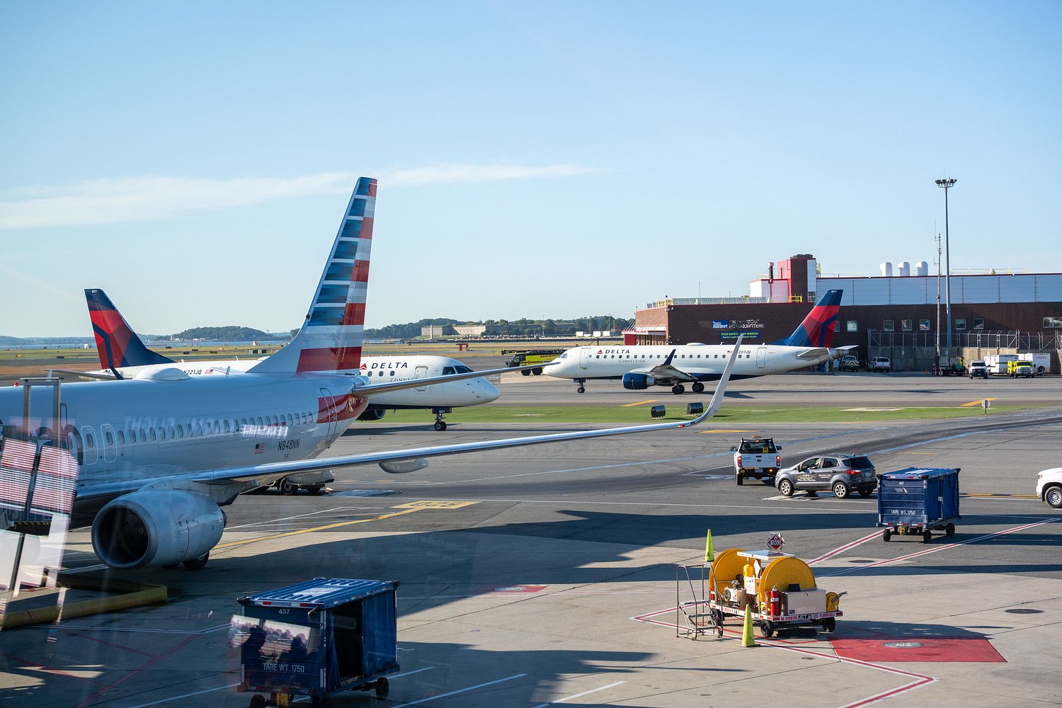 Nearly 300 flights delayed at Boston Logan Airport amid airspace shutdown