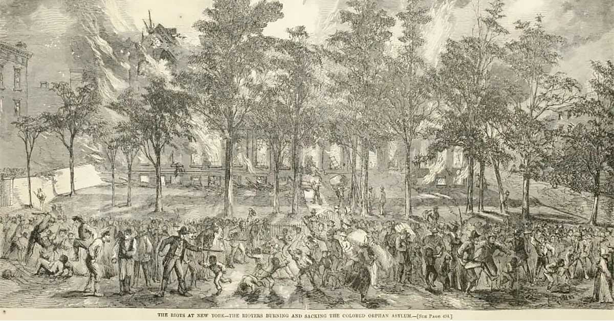 1863: Civil War Draft Riots begin in Manhattan