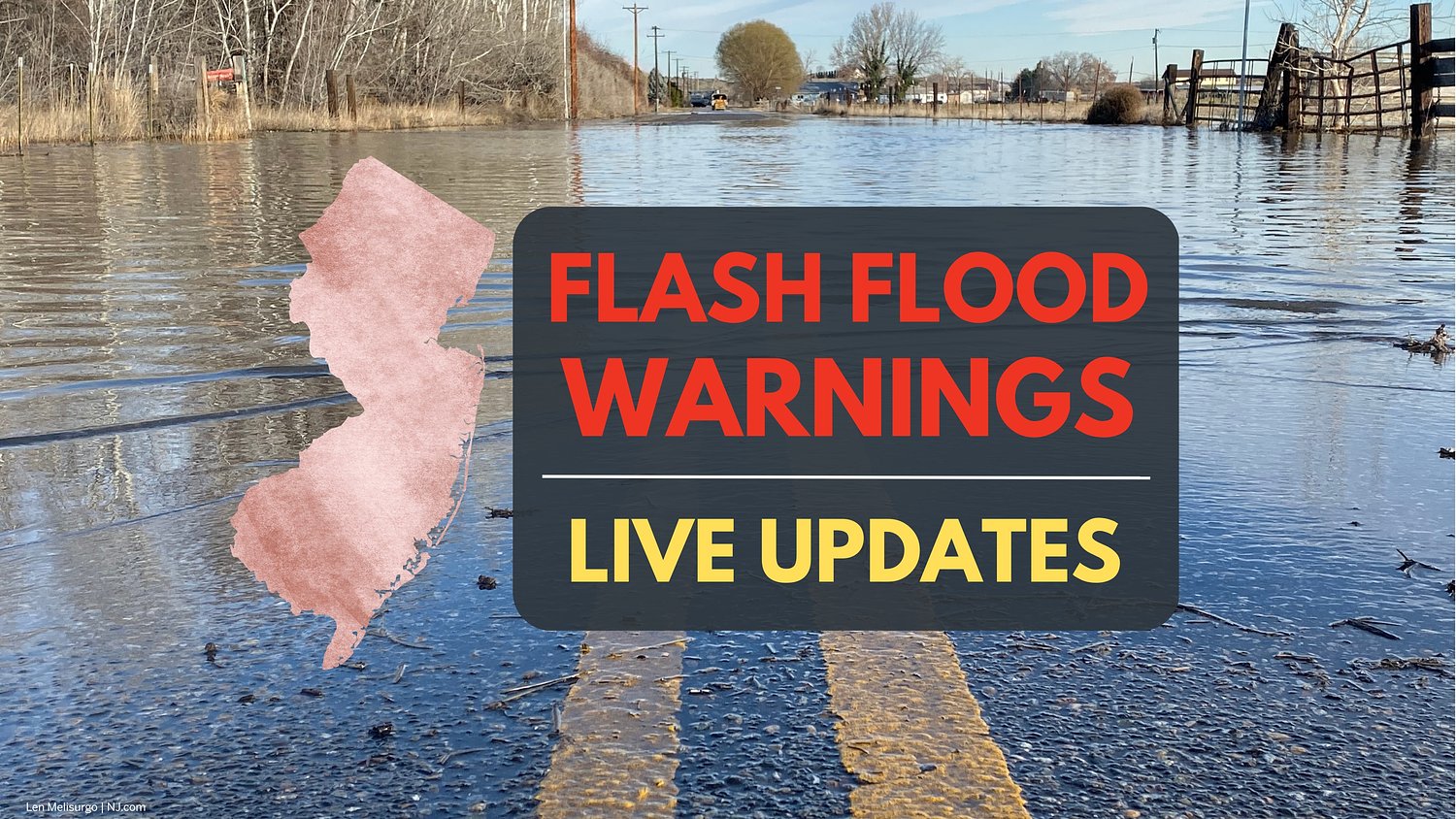 N.J. weather: Flash flood warnings issued in multiple counties as heavy rain drenches region