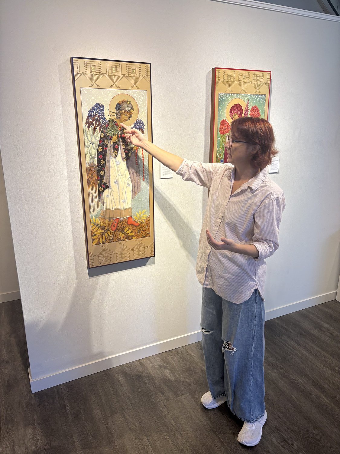 Eugene-based painter uses her background in iconography to showcase Oregon’s environment