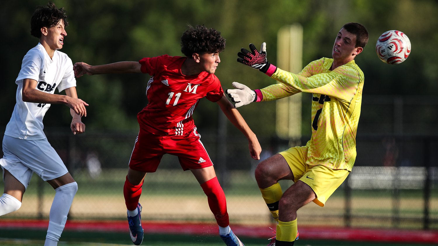 No. 14 Manalapan boys soccer cruises past Toms River North