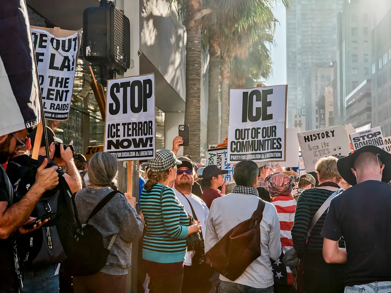ICE says it didn't hit a biker with a car. Video raises questions.