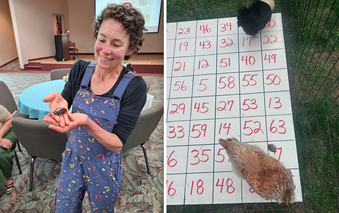 Chicken poop gambling and cockroach art? This Oregon City fundraiser has both