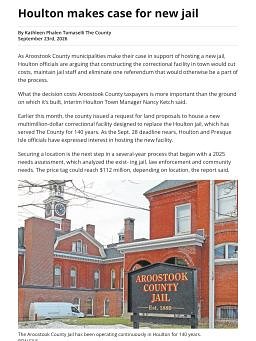 Houlton makes case for new jail