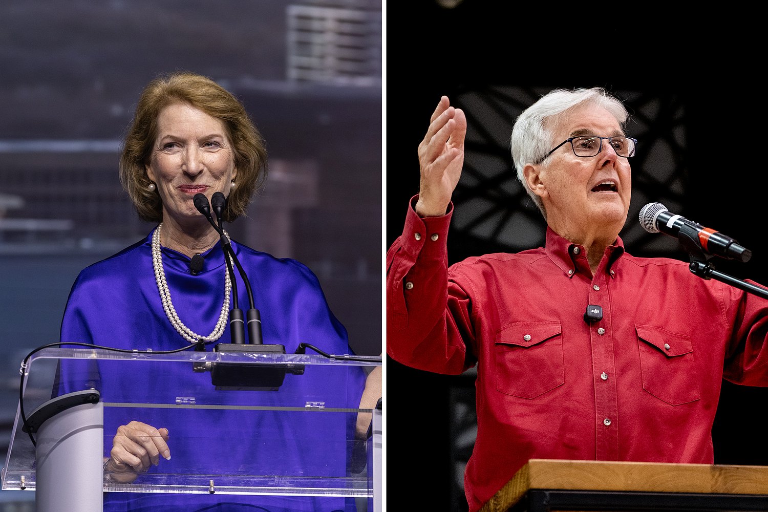 Outspent and unknown, Democrat Vikki Goodwin gives Lt. Gov. Dan Patrick his toughest race yet
