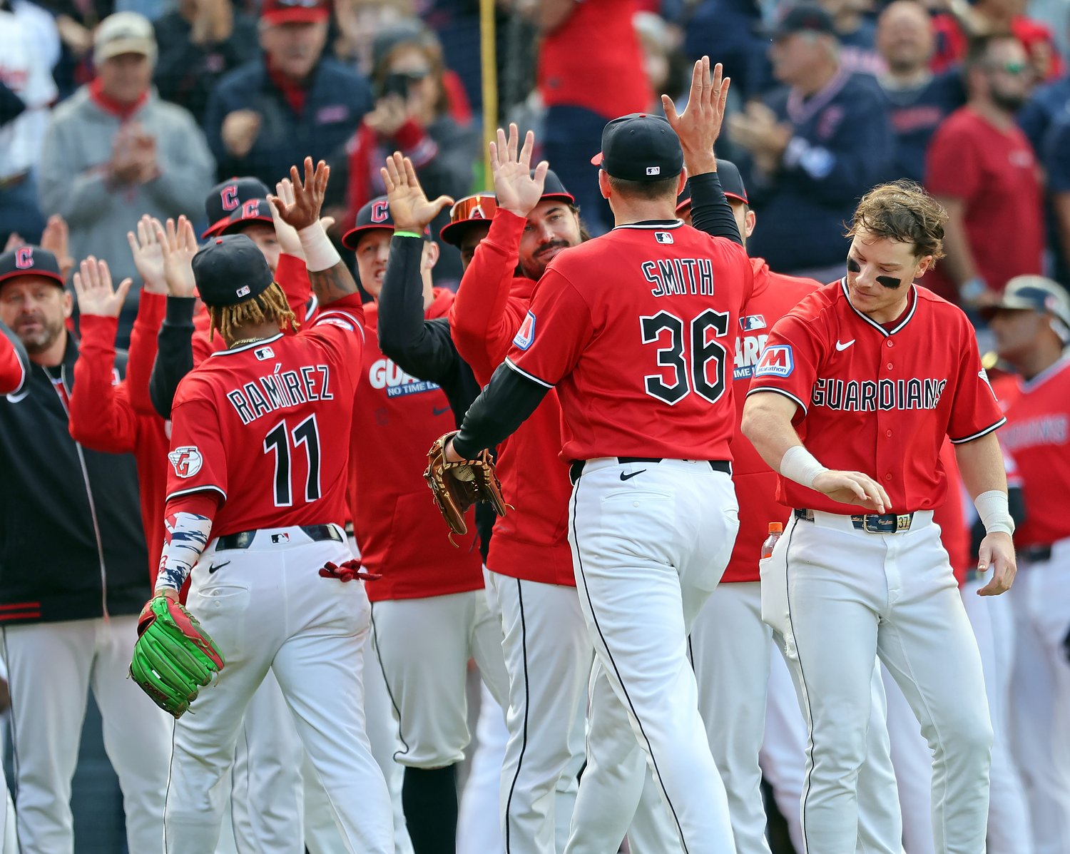 Guardians’ Cade Smith wins battle of attrition with Yandy Diaz in 10-pitch at-bat