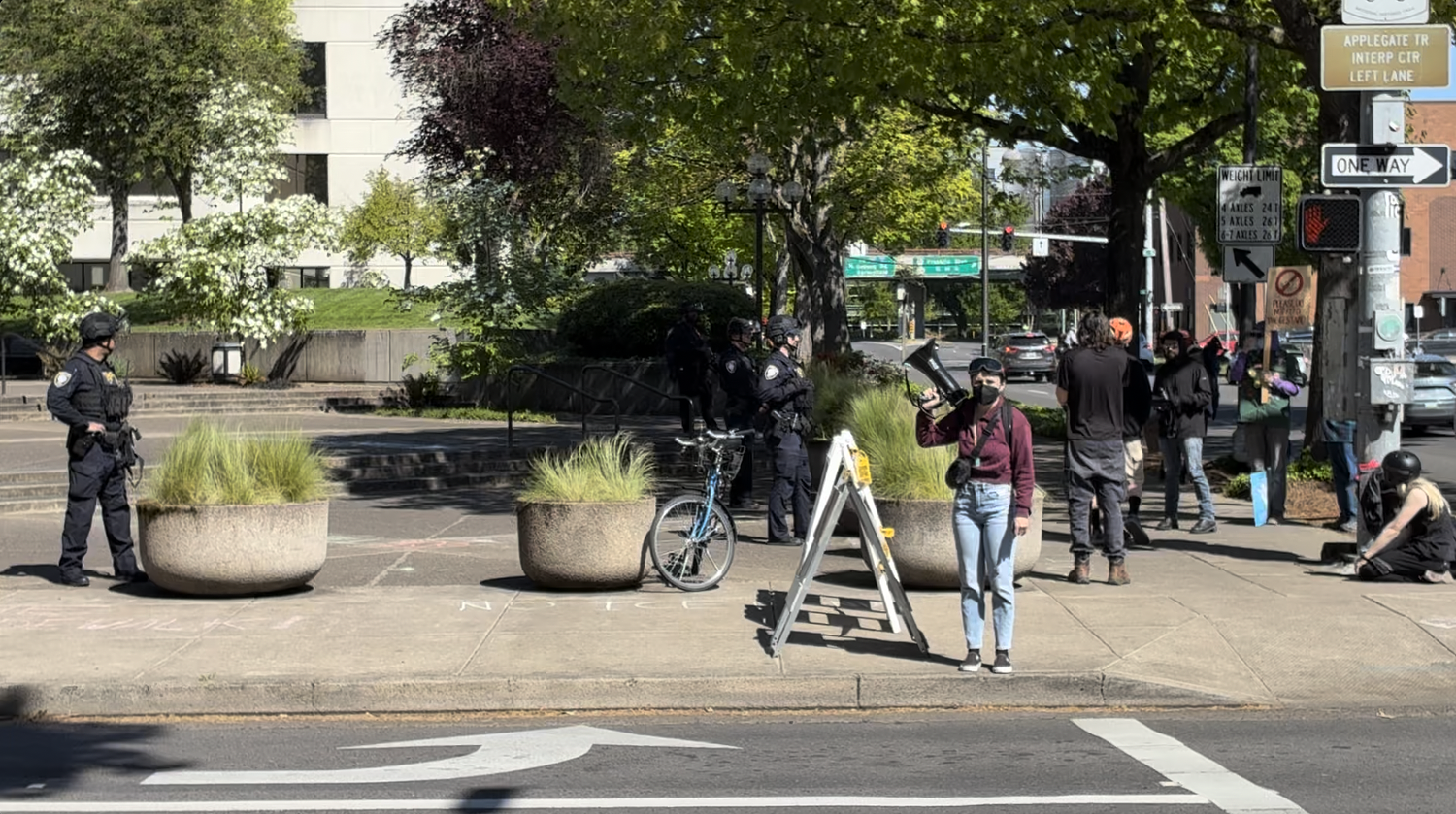 Disorderly conduct charges dismissed against man arrested at Eugene Federal Building