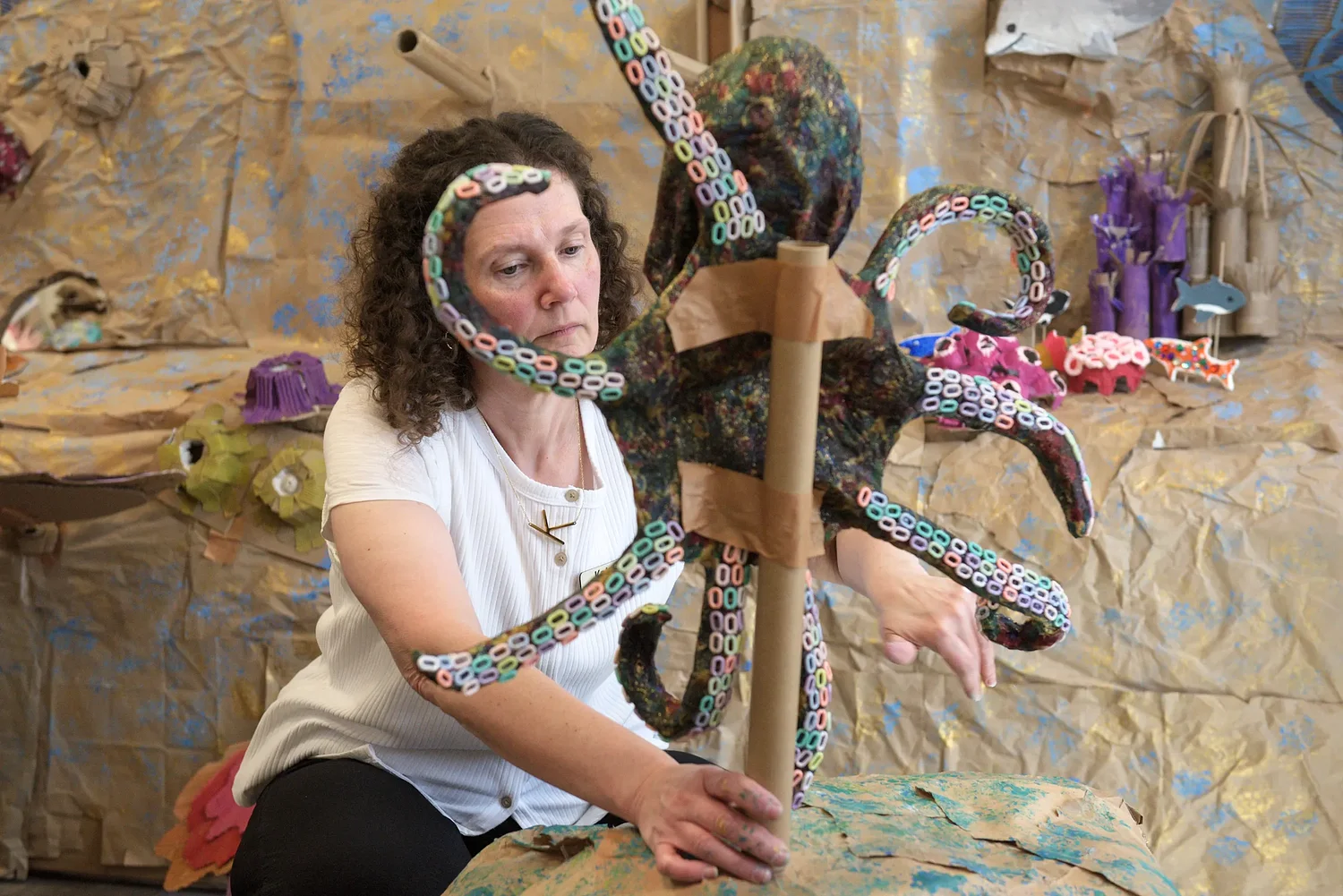 Out & About: Enfield library hosts community art project