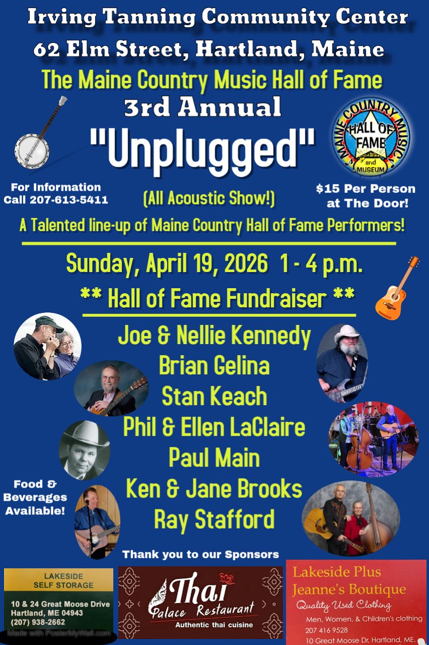 Maine Country Music Hall of Fame presents ‘UNPLUGGED’