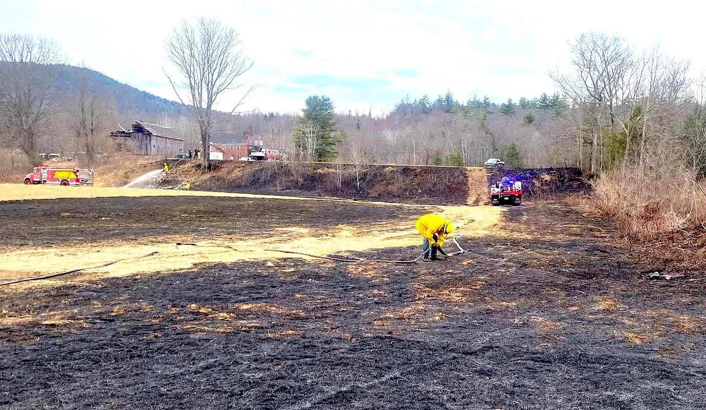 Antrim brush fire quickly contained by responding crews