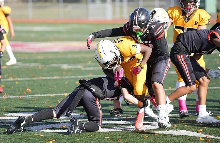 Benson Bruins Defeat B12 Bearcats, 46-6, To Advance To WYFL 12U Championship