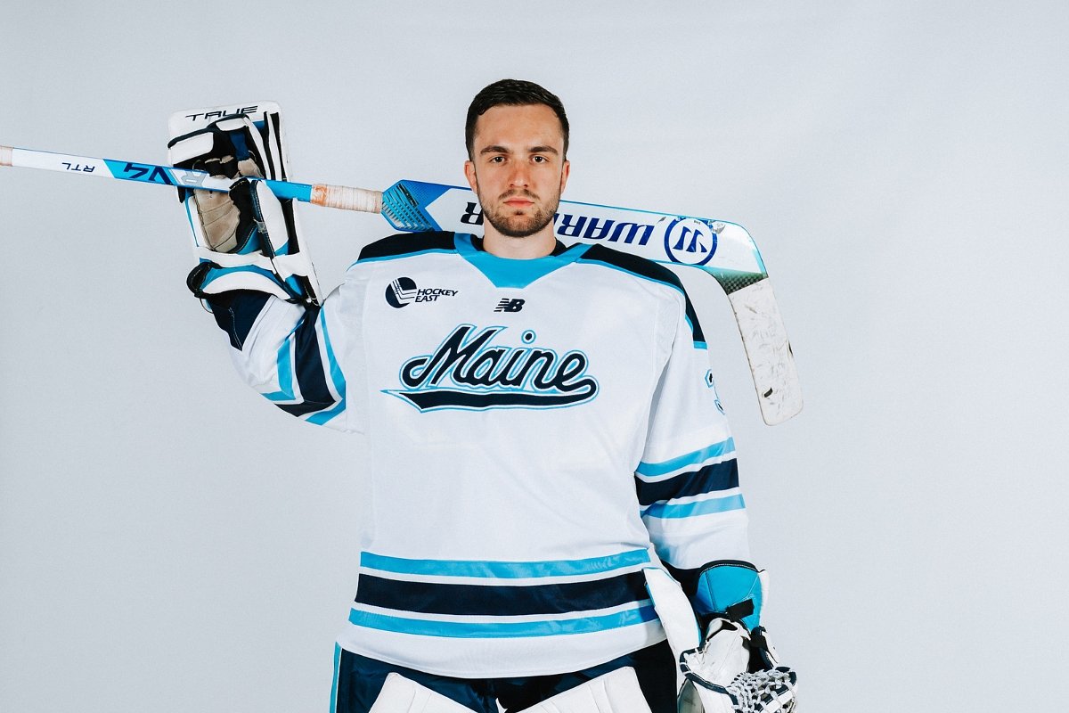 He was taking too many penalties in youth hockey, so his mom made him switch to goalie
